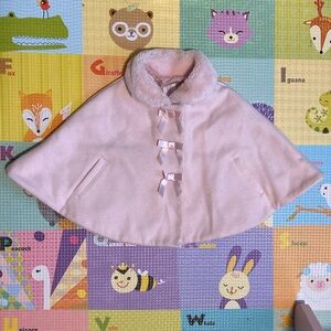 Kids Pink Cape Coat - 24M
